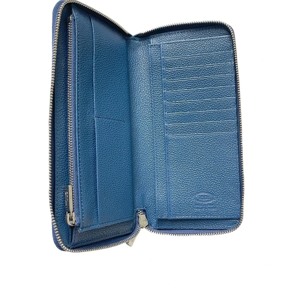 Tod's‎ Italy Blue Continental Wallet Nuova Collection, XAMQCHA1400GPA7Q11
